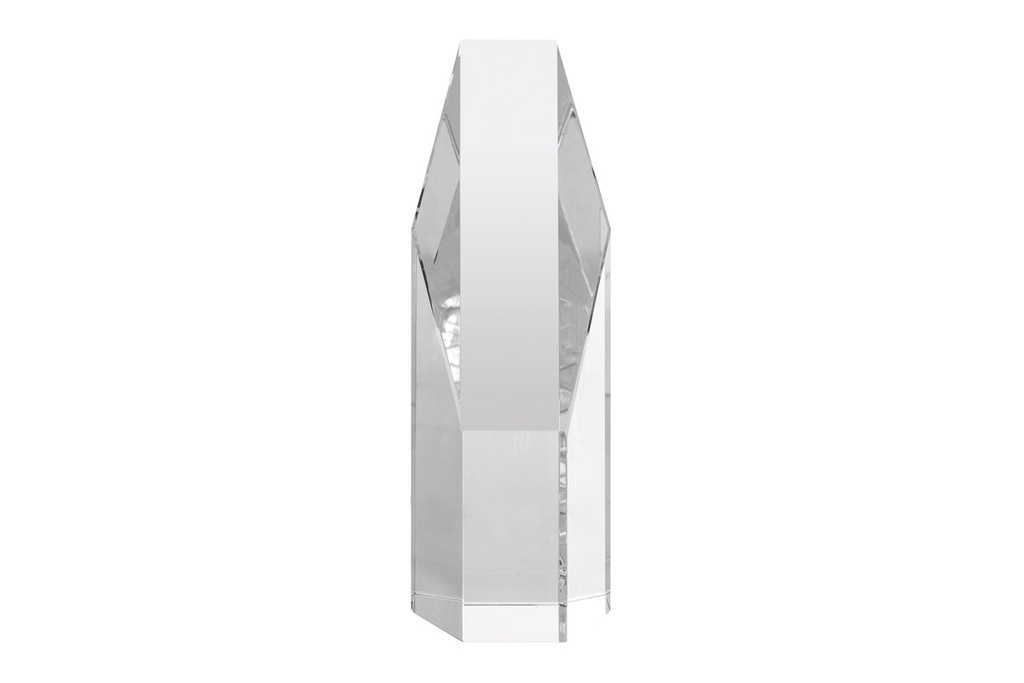 Trofeo de cristal diagonal